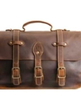 Portland Leather Brown Leather Messenger Bag